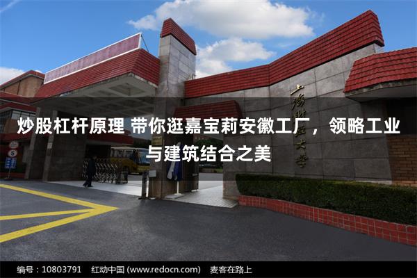 炒股杠杆原理 带你逛嘉宝莉安徽工厂，领略工业与建筑结合之美