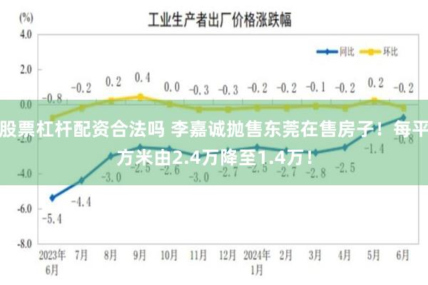 股票杠杆配资合法吗 李嘉诚抛售东莞在售房子！每平方米由2.4万降至1.4万！