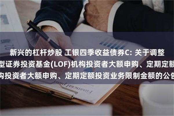 新兴的杠杆炒股 工银四季收益债券C: 关于调整工银瑞信四季收益债券型证券投资基金(LOF)机构投资者大额申购、定期定额投资业务限制金额的公告