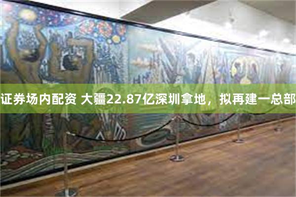 证券场内配资 大疆22.87亿深圳拿地，拟再建一总部